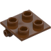 LEGO Reddish Brown Hinge 2 x 2 Top (6134)