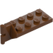 LEGO Reddish Brown Hinge Plate 2 x 4 with Articulated Joint - Male (3639)