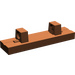 LEGO Reddish Brown Hinge Tile 1 x 4 Locking with 2 Single Stubs on Top (44822 / 95120)
