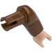 LEGO Reddish Brown Large Arm with Pin and Light Flesh Hand (Left) (38628)