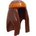 LEGO Reddish Brown Long Straight Hair with Orange Headband (10104 / 99248)