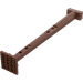 LEGO Roodachtig Bruin Mast 2 x 4 x 22 met 4 x 4 Omgekeerd Top Plaat (48005)