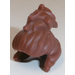 LEGO Brun rougeâtre Messy Cheveux avec Swept-En haut Queue de cheval et Côté Bangs avec Agrafe (95326)