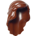 LEGO Reddish Brown Mid-Length Hair with 2 Braids Tied at Back (59363)