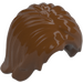 LEGO Reddish Brown Mid-Length Tousled Hair with Center Parting (88283)