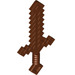 LEGO Reddish Brown Minecraft Sword (18787)