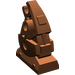 LEGO Reddish Brown Minifig Mechanical Leg (53984 / 58341)