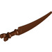 LEGO Reddish Brown Minifig Sword Saber with Clip Pommel (59229)