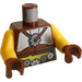 LEGO Reddish Brown Minifig Torso (973 / 76382)