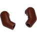 LEGO Reddish Brown Minifigure Arms (Left and Right Pair)