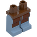 LEGO Reddish Brown Minifigure Hips and Legs with Apron and Square Bottom (3815 / 21902)