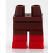 LEGO Brun rougeâtre Minifigure Hanches et jambes avec rouge Boots (21019 / 77601)