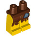 LEGO Reddish Brown Minifigure Hips and Legs with Tatters and Patch (3815)