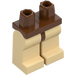 LEGO Reddish Brown Minifigure Hips with Tan Legs (3815 / 73200)