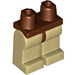 LEGO Reddish Brown Minifigure Hips with Tan Legs (3815 / 73200)