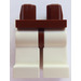 LEGO Marrone rossastro Minifigure Fianchi con Bianco Gambe (73200 / 88584)