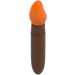 LEGO Punaruskea Minihahmo Paint Brush jossa Oranssi Yläosa (15232 / 65695)