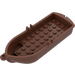 LEGO Rötliches Braun Minifigur Row Boot mit Oar Holders (2551 / 21301)