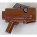 LEGO Roodachtig Bruin Minifigure Shooter met Dark Stone Grey Op gang brengen (34229)