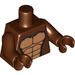 LEGO Roodachtig Bruin Minotaur Torso (973 / 88585)