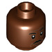 LEGO Reddish Brown Moff Gideon Minifigure Head (Recessed Solid Stud) (3626 / 79820)