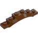 LEGO Rödaktig Brun Stänkskydd Platta 1 x 6 med Kant (4925 / 62361)