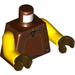 LEGO Reddish Brown Naboo Security Guard Minifig Torso (973 / 76382)