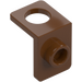 LEGO Reddish Brown Neck Bracket with Stud with Thicker Back Wall (28974)