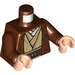 LEGO Roodachtig bruin Obi-Wan Kenobi Minifiguur Torso met Reddish Bruin Jedi Robe (973 / 76382)