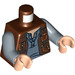 LEGO Reddish Brown Owen Grady Minifig Torso (973 / 76382)