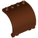 LEGO Reddish Brown Panel 3 x 4 x 3 Curved with Hinge (18910)