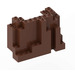 LEGO Reddish Brown Panel 4 x 10 x 6 Rock Rectangular (6082)