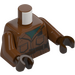 LEGO Reddish Brown Peli Motto Minifig Torso (973 / 76382)