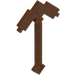 LEGO Reddish Brown Pixelated Pickaxe (18789)