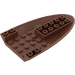 LEGO Roodachtig Bruin Vliegtuig Onderzijde 6 x 10 x 1 (87611)