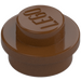 LEGO Reddish Brown Plate 1 x 1 Round (6141 / 30057)