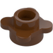 LEGO Reddish Brown Plate 1 x 1 Round with Flower Petals (28573 / 33291)