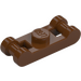 LEGO Reddish Brown Plate 1 x 1 with Two Bar Handles (78257)