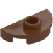 LEGO Reddish Brown Plate 1 x 2 Round Semicircle (1745)