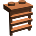 LEGO Roodachtig Bruin Plaat 1 x 2 met Ladder (4175 / 31593)