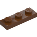 LEGO Reddish Brown Plate 1 x 3 (3623)