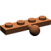 LEGO Brun rougeâtre assiette 1 x 4 avec Rotule (3184)