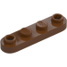 LEGO Reddish Brown Plate 1 x 4 with Rounded Ends (77845)