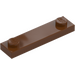 LEGO Reddish Brown Plate 1 x 4 with Two Studs without Groove (92593)