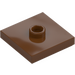 LEGO Reddish Brown Plate 2 x 2 with Groove and 1 Center Stud (23893 / 87580)