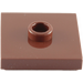 LEGO Reddish Brown Plate 2 x 2 with Groove and 1 Center Stud (23893 / 87580)