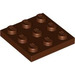 LEGO Reddish Brown Plate 3 x 3 (11212)
