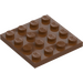 LEGO Reddish Brown Plate 4 x 4 (3031)