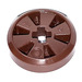 LEGO Reddish Brown Puck Ø16 X.33 (47576)