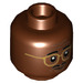 LEGO Reddish Brown Ray Arnold Minifigure Head (Recessed Solid Stud) (3626 / 53305)